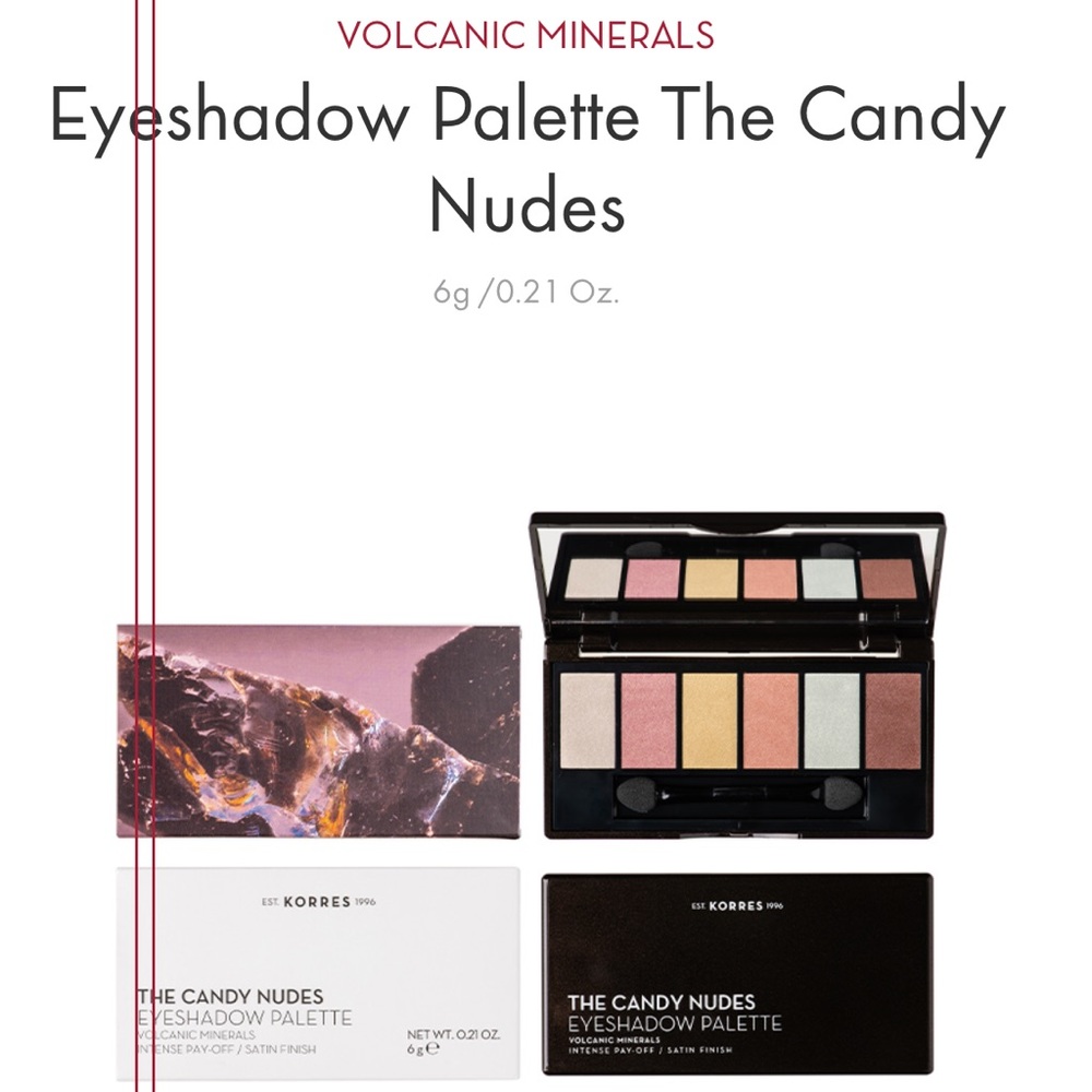 Korres Candy Nudes Palette NEW